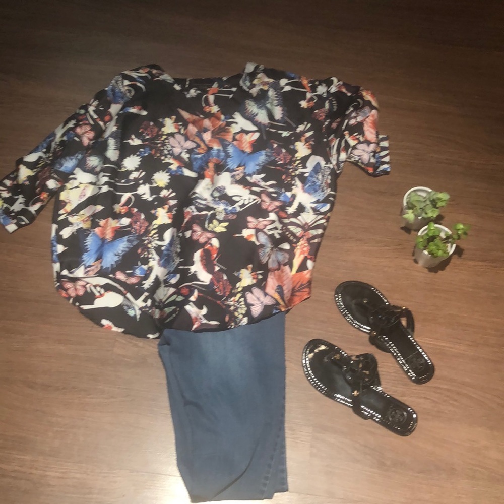Kimono-inspired top